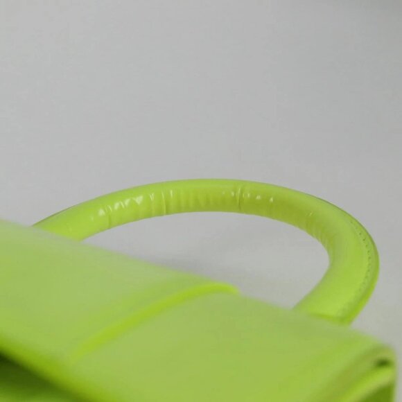 BALENCIAGA Hourglass XS Hand Bag Leather 2way LIme Green - Picture 8 of 16